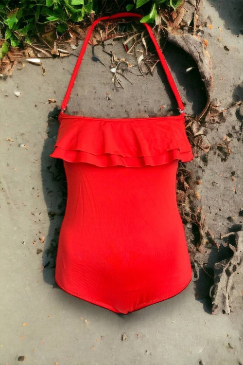 womens strapless swimsuit